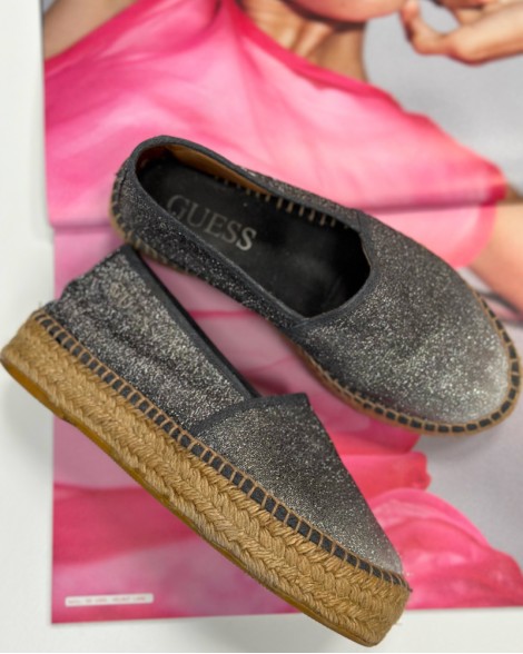 Espadrilky dámské Guess černé s melírem